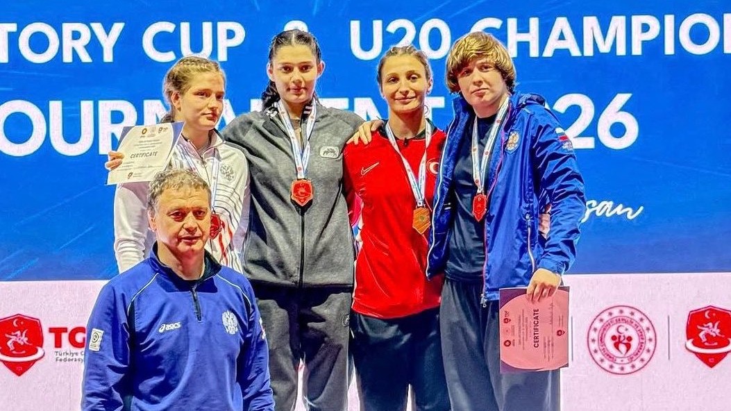 Uluslararası U20 Şampiyonlar Güreş Turnuvası'nda sporcularımızdan, 2 bronz madalya