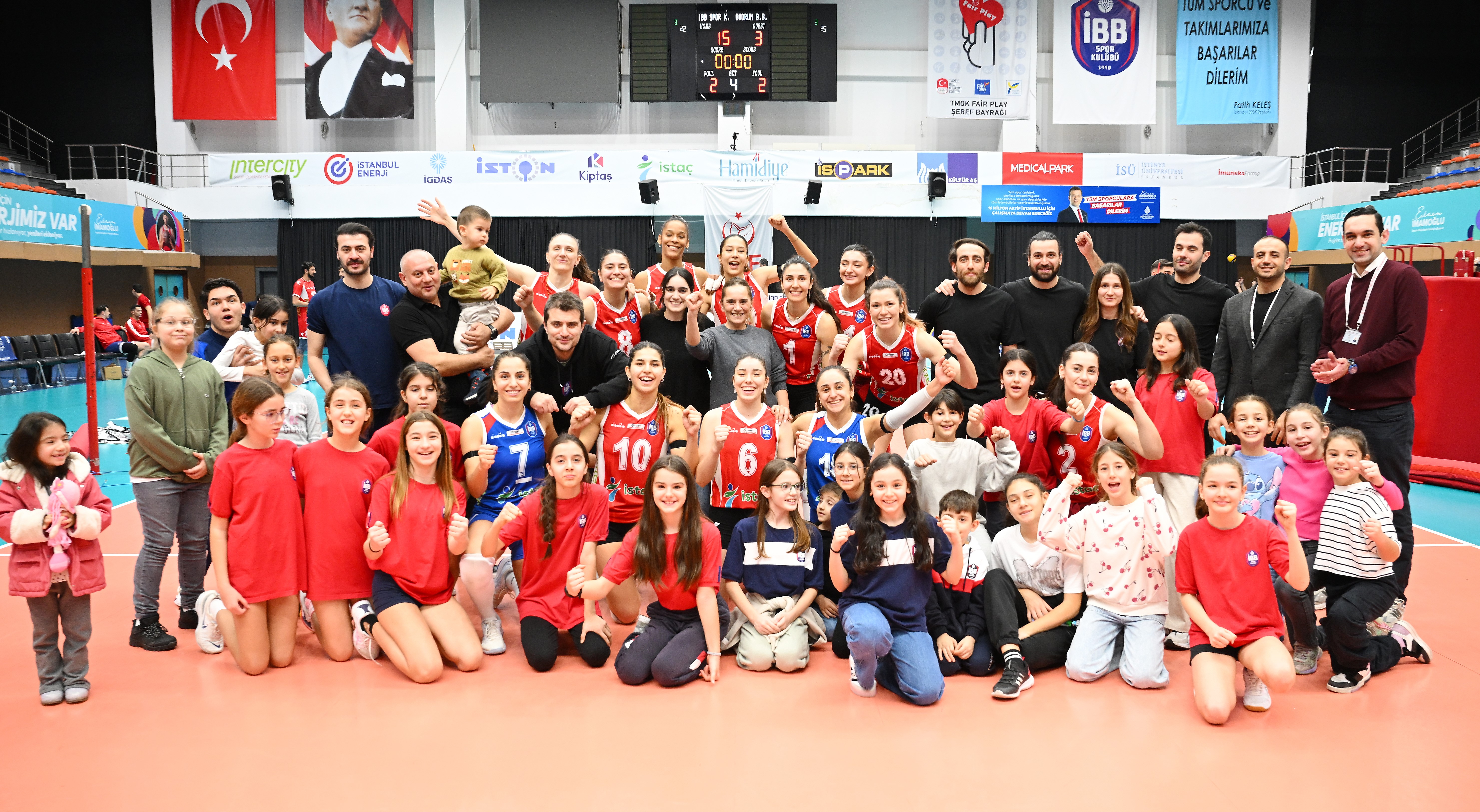 Kadınlar Voleybol 1. Lig | İBB Spor Kulübü - Bodrum Bld. Bodrum SK: 3-2