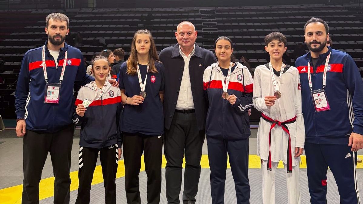 Turkish Open Taekwondo Turnuvası'nda sporcularımızdan 2 gümüş , 2 bronz madalya