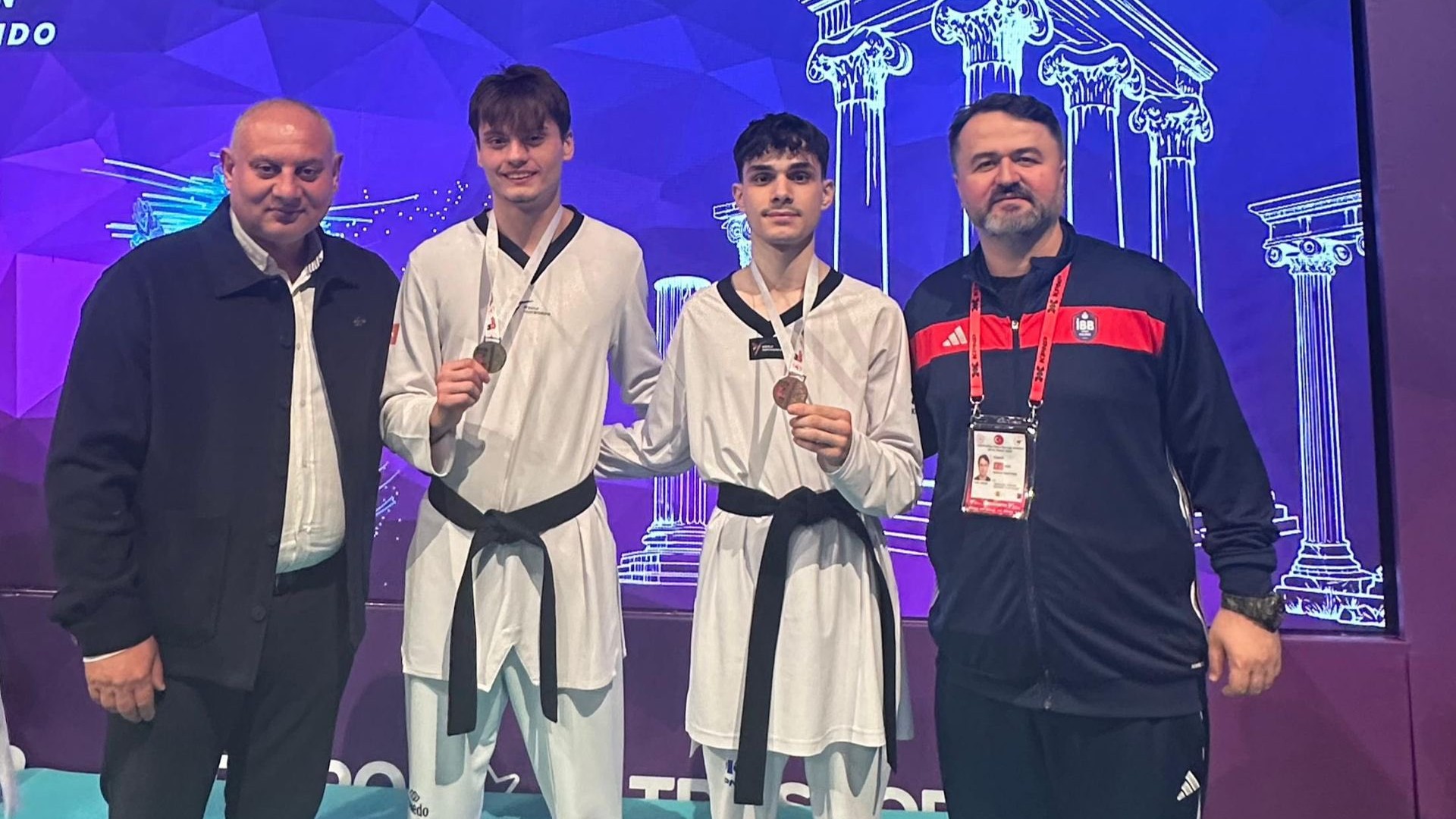 Turkish Open Taekwondo Turnuvası'nda sporcularımızdan 2 bronz madalya