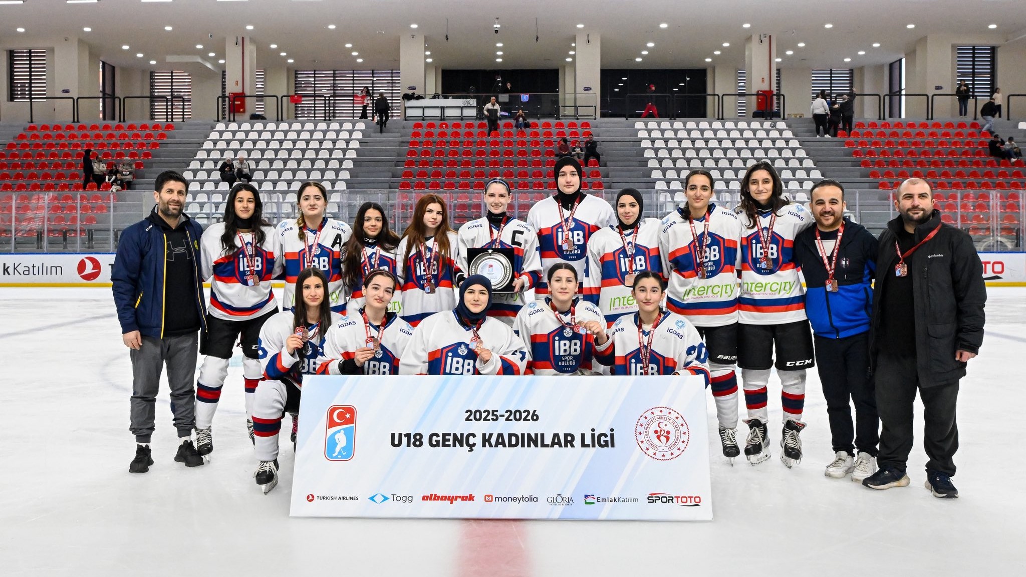 İBB Spor Kulübümüz, Buz Hokeyi U18 Genç Kadınlar Ligi Üçüncüsü 🏆