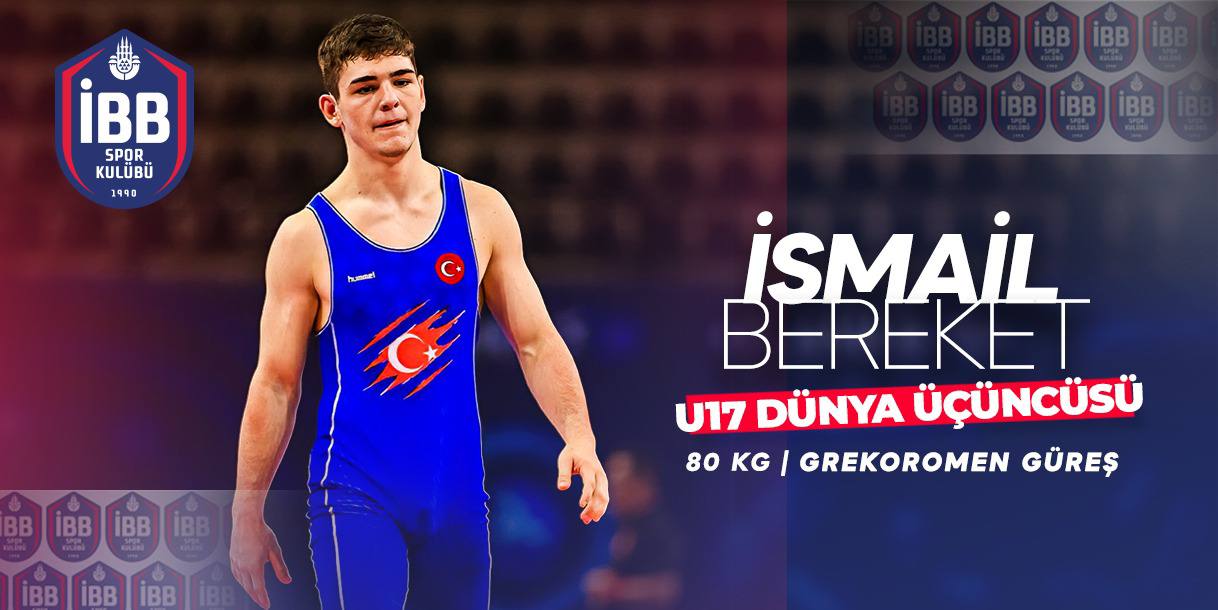 Güreşte İsmail Bereket, U17 Dünya Üçüncüsü!