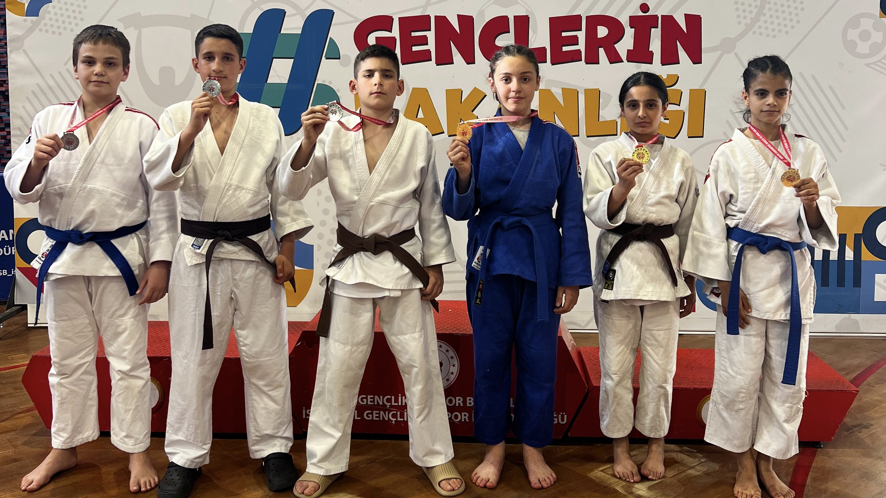 Minik Judocularımızdan İstanbul Şampiyonası'nda 3 altın, 3 gümüş madalya