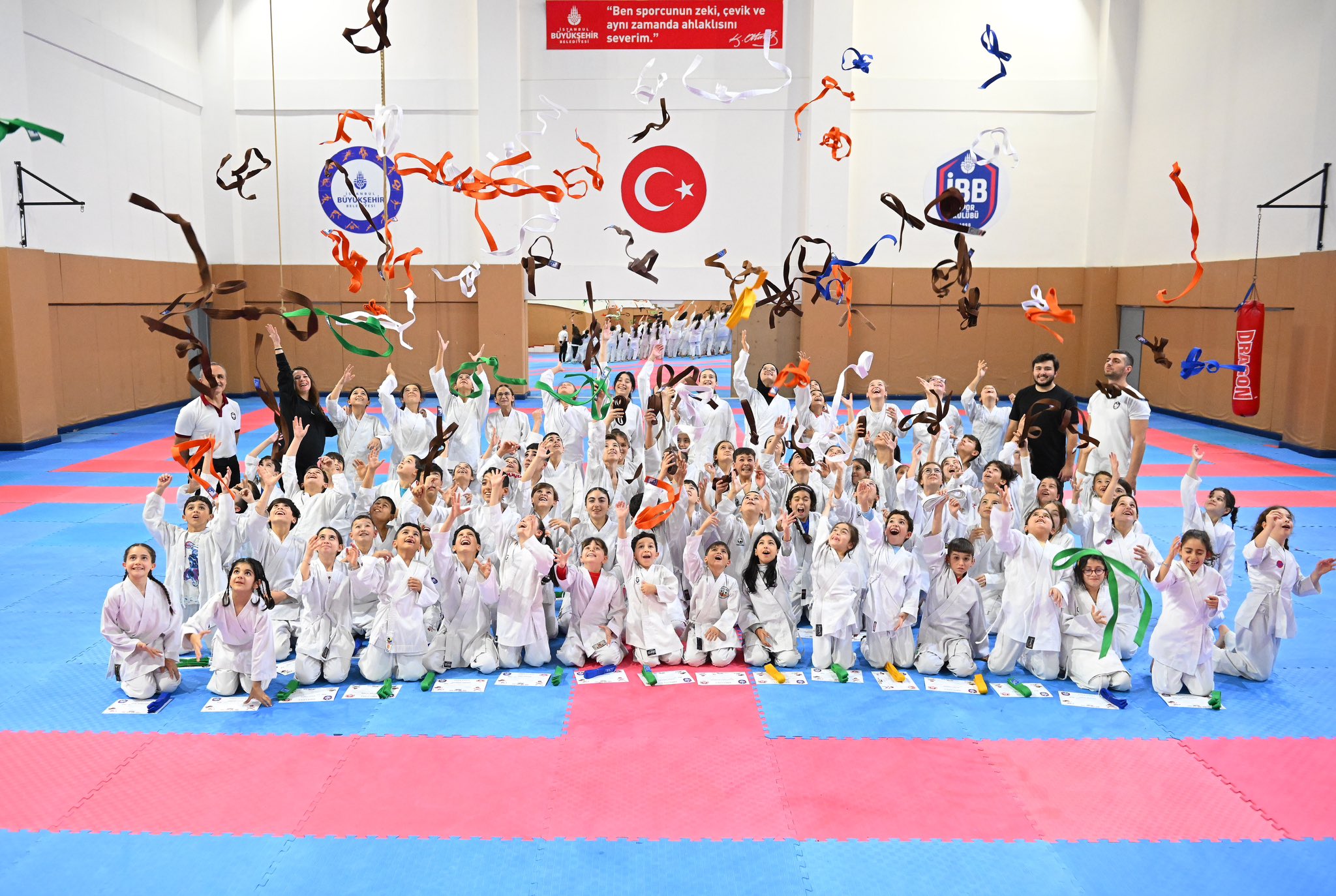 Karate altyapımızda Kuşak Terfi Sınavı gerçekleştirildi