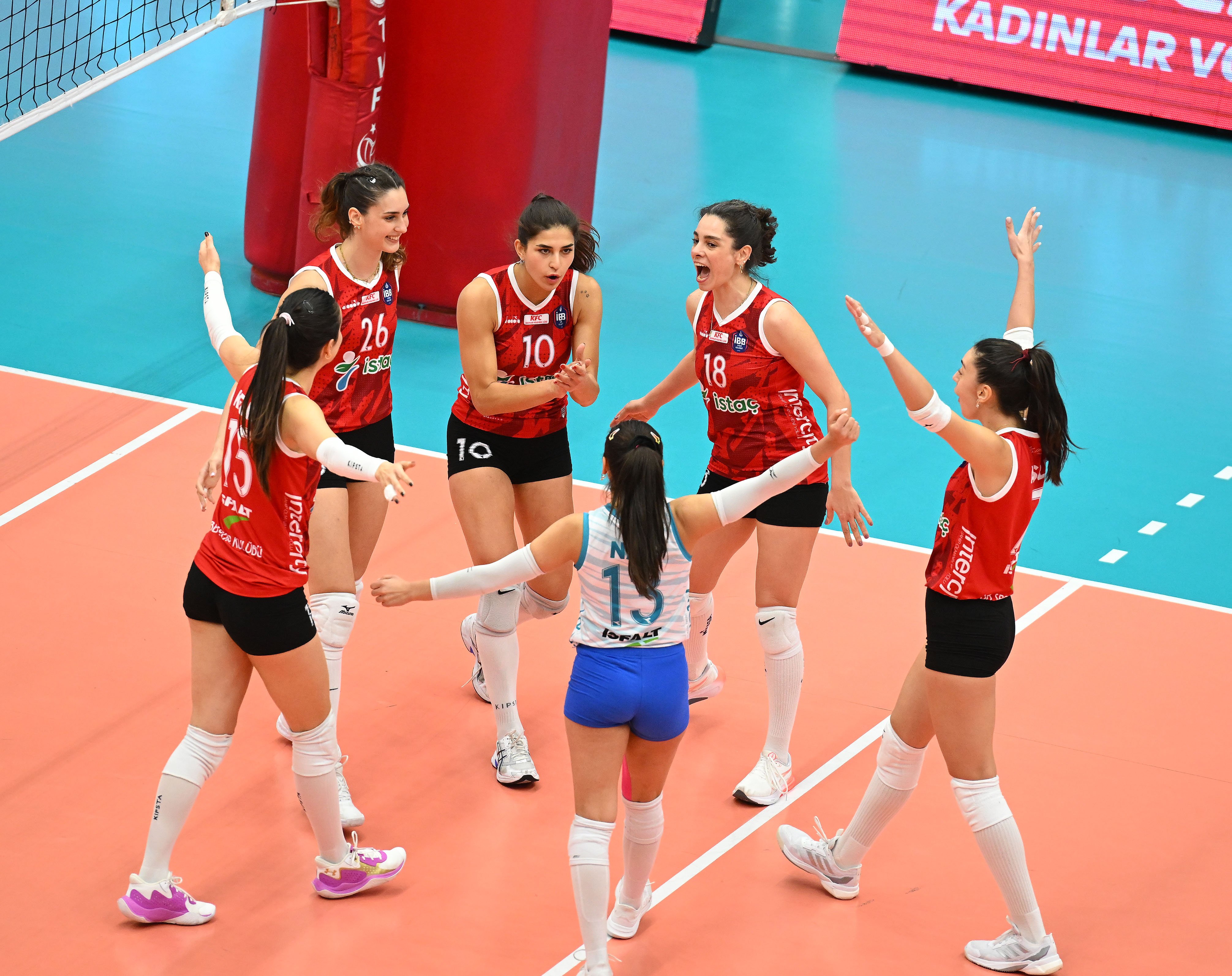 Kadın Voleybol | İBB Spor Kulübü - Vakıfbank: 3-0