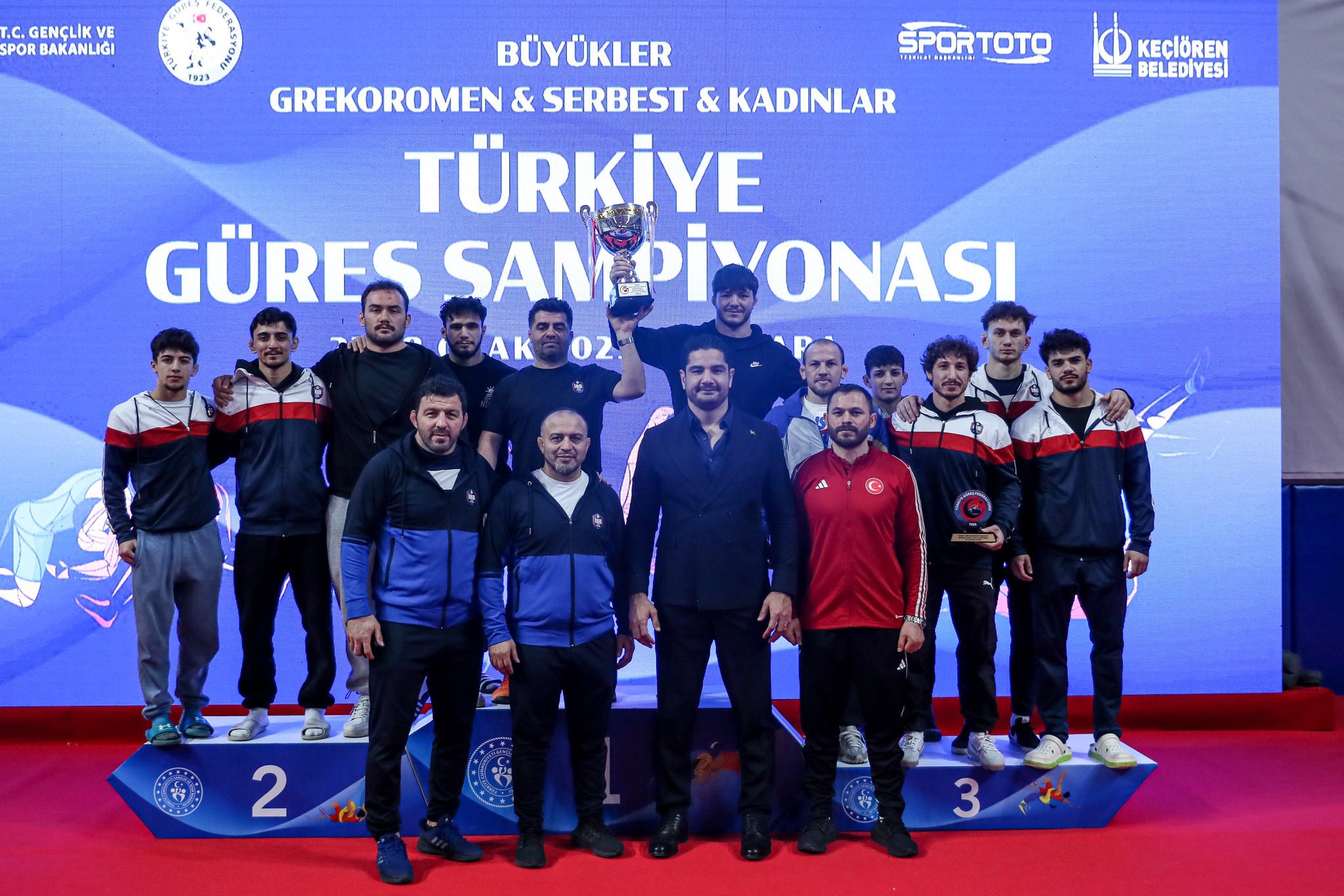 Serbest Güreş Takımımız, Türkiye Üçüncüsü oldu