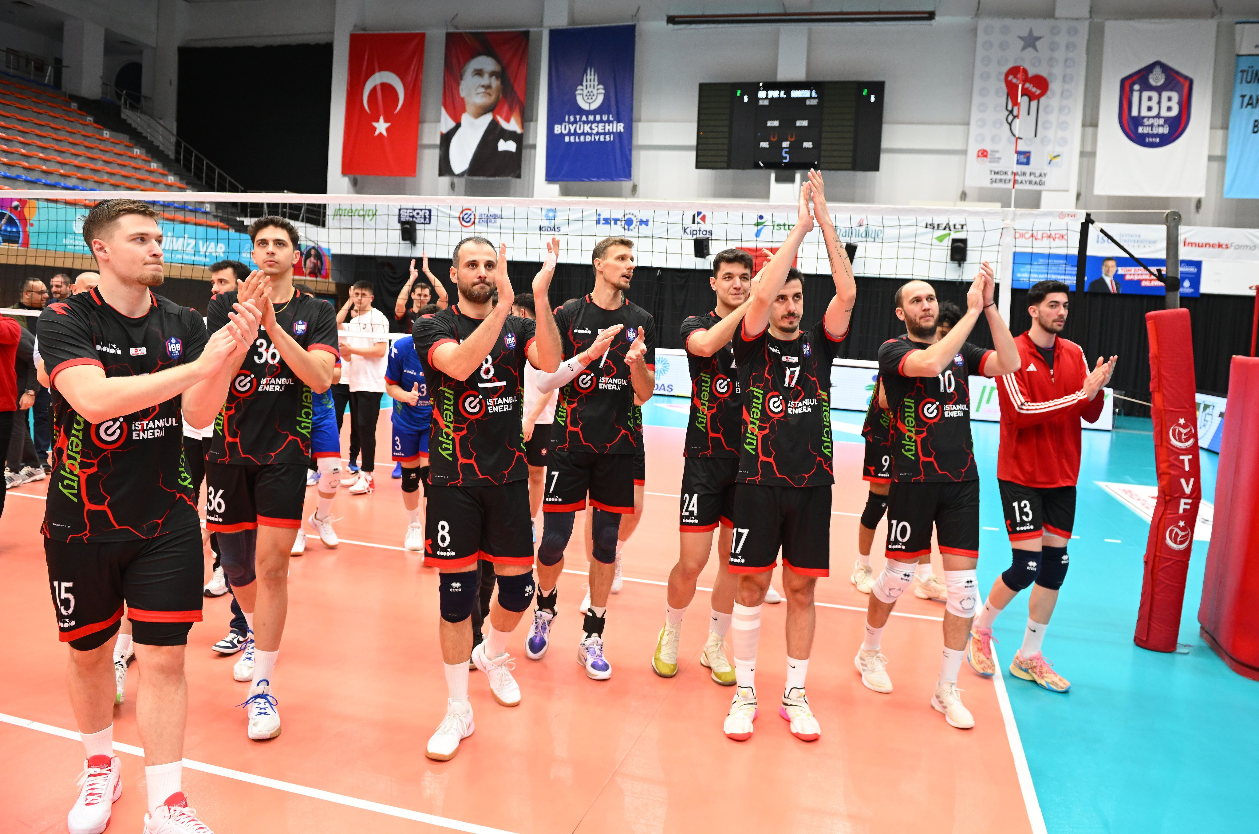 Erkek Voleybol Takımımız Gümüşsu Gümüşhane maçını 3-1 kazandı