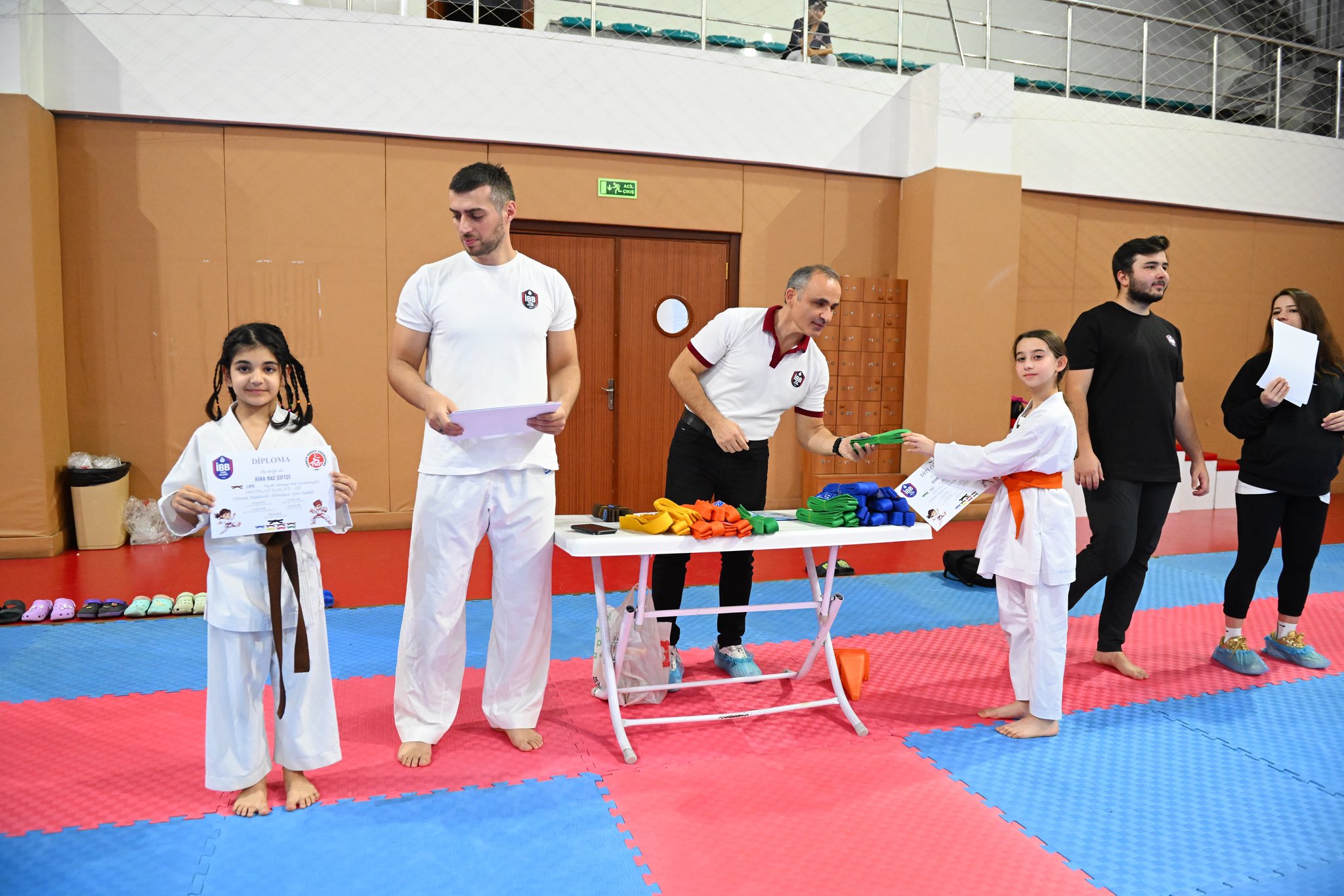 Karate altyapımızda Kuşak Terfi Sınavı gerçekleştirildi